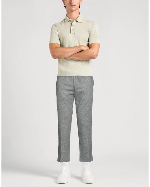 Calvin Klein Gray Pants Wool, Polyester, Elastane for men