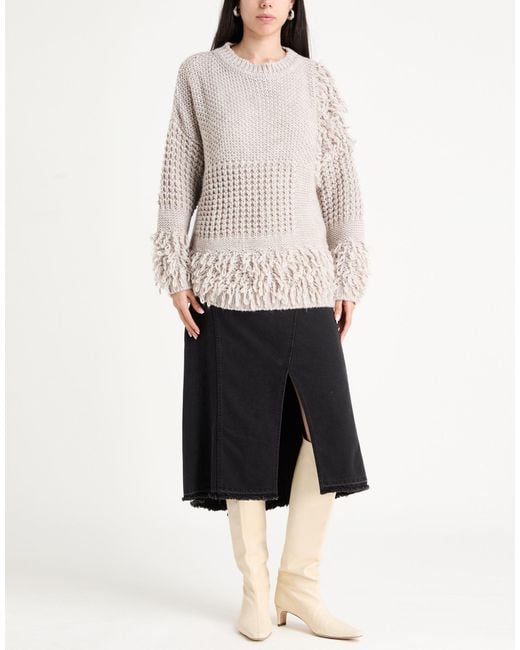 Pullover Caractere en coloris White