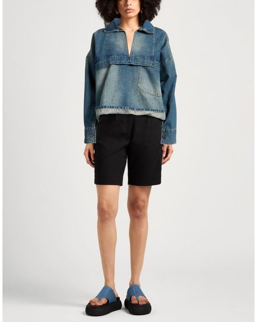 Victoria Beckham Blue Top Organic Cotton