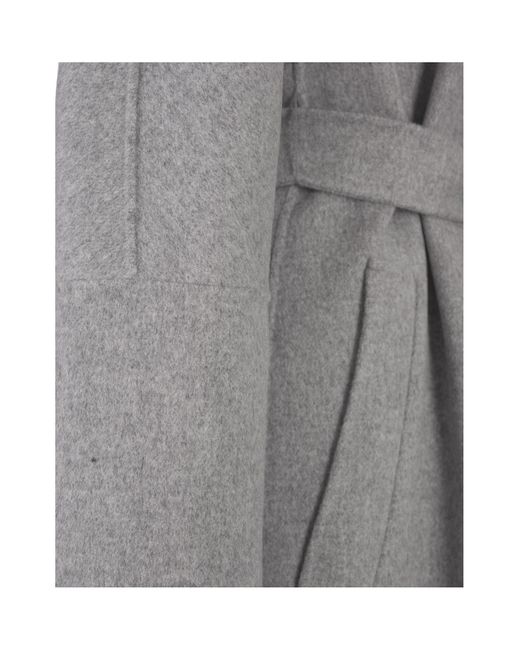 Manteau long Max Mara en coloris Gray