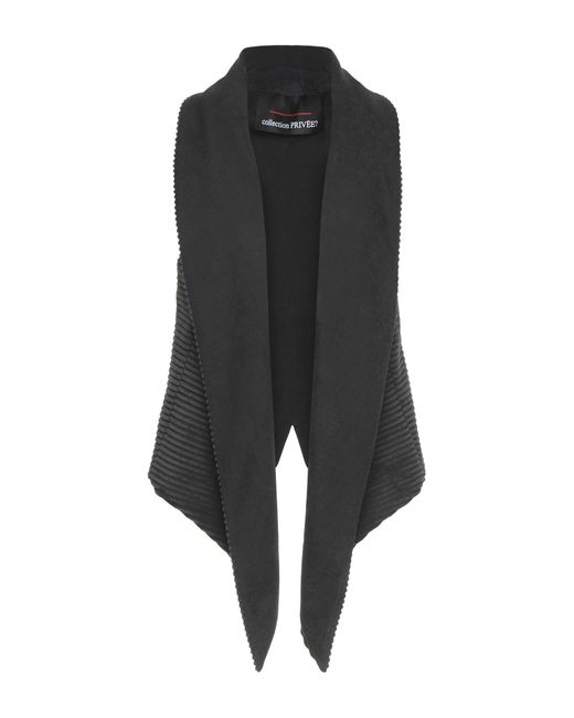 Collection Privée Black Steel Tailored Vest Polyester, Nylon