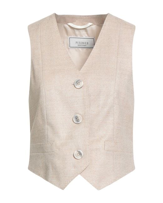 Peserico White Tailored Vests
