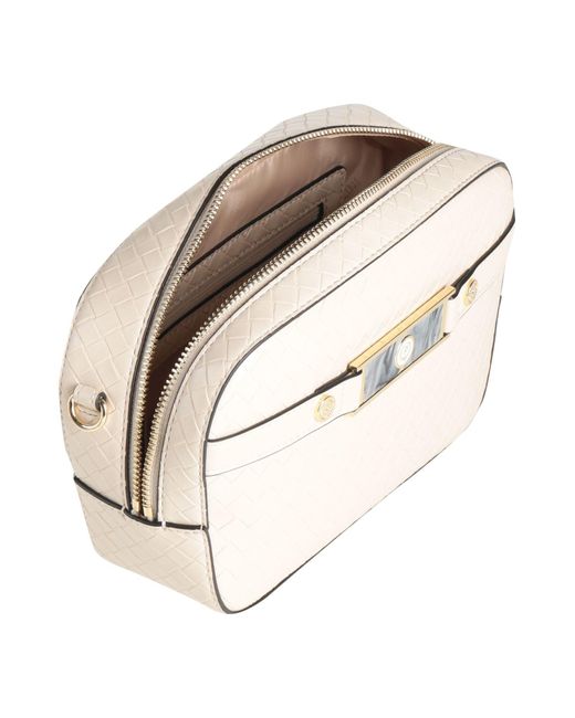 Pollini Natural Ivory Cross-Body Bag Polyurethane