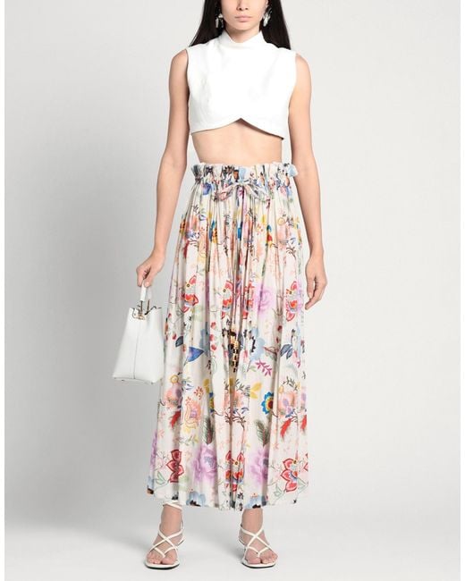 CONNOR & BLAKE White Maxi Skirt Cotton