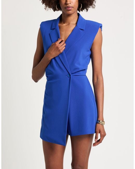 Patrizia Pepe Blue Playsuit
