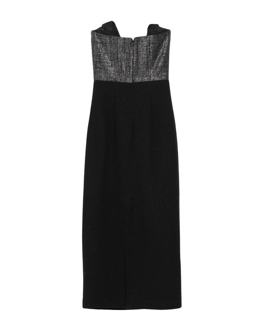 Alessandra Rich Midi Dress in Black Lyst