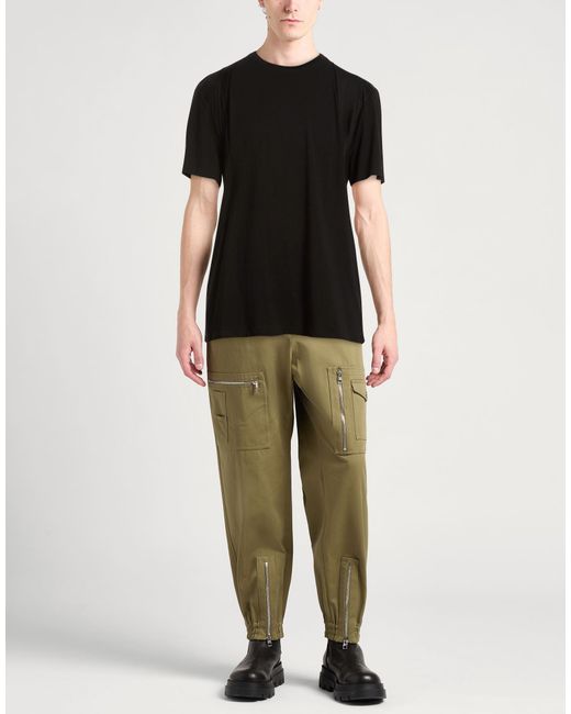 McQueen Black T-Shirt Cotton for men