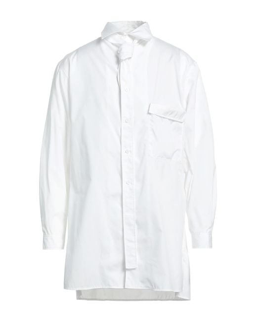 Camicia di Yohji Yamamoto in White da Uomo