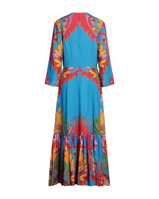 Etro Blue Midi Dress