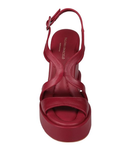 Paloma Barceló Red Sandals