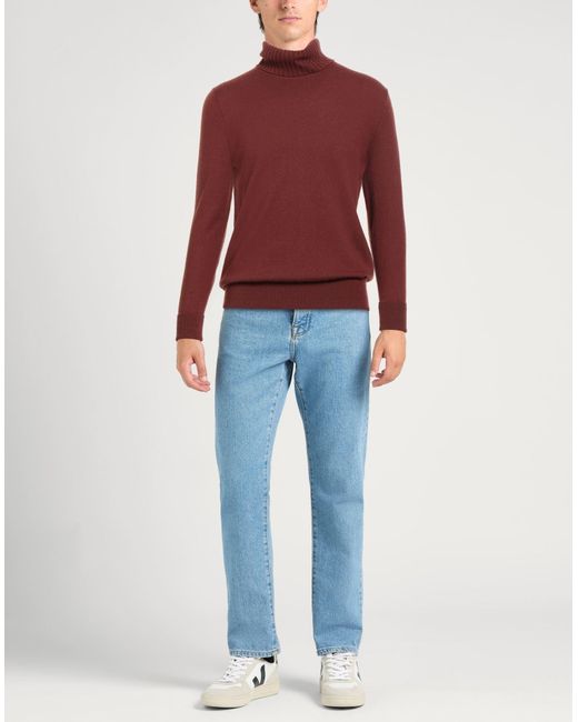 Ballantyne Red Brick Turtleneck Cashmere for men