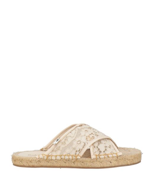 Baldinini Natural Espadrilles Textile Fibers
