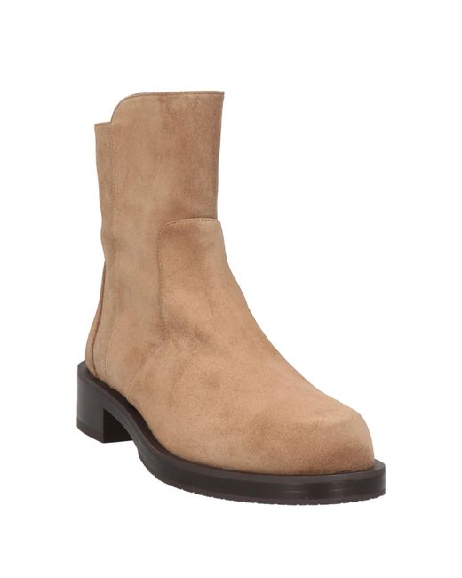 Bottines Stuart Weitzman en coloris Brown