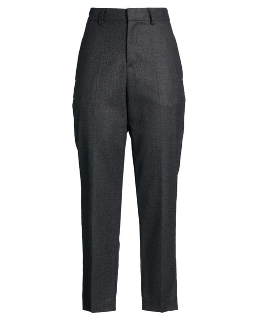 P.A.R.O.S.H. Gray Charcoal Pants Virgin Wool, Cashmere, Elastane