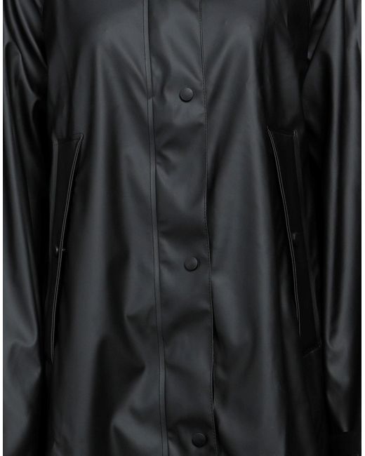 KRAKATAU Black Overcoat & Trench Coat