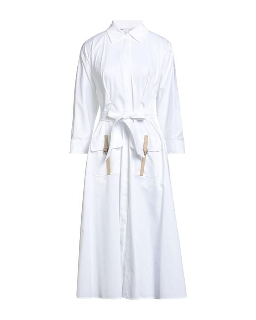 Max Mara White Midi Dresses