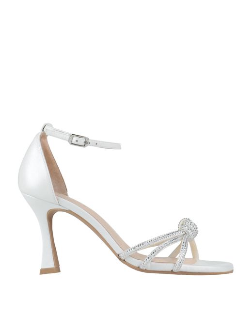 Lodi White Sandals