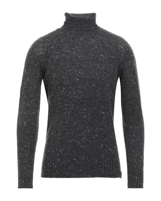 Drumohr Gray Turtleneck for men