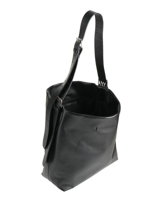 Ann Demeulemeester Black Shoulder Bag Calfskin