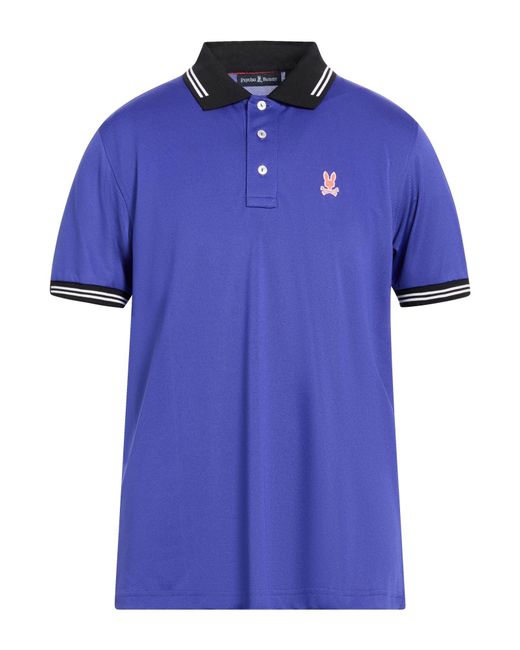 Psycho Bunny Blue Polo Shirt for men