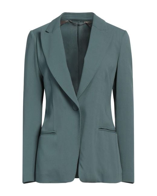 Kiltie Green Blazer Viscose, Elastane