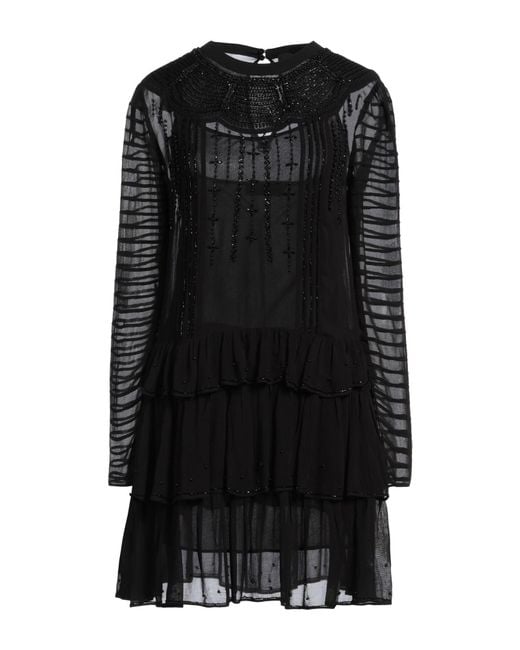 Twinset Black Mini Dress