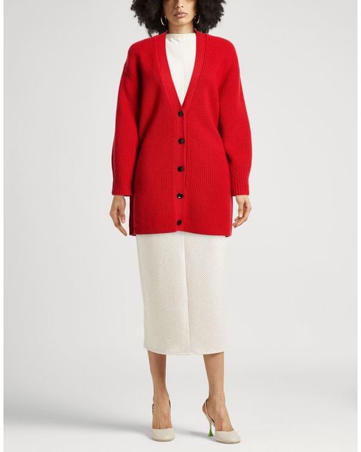 Proenza Schouler Red Cardigan