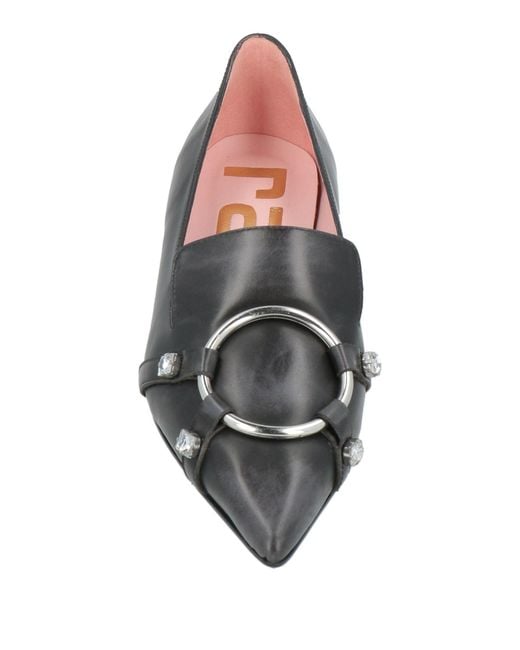 Ras Gray Loafers Leather