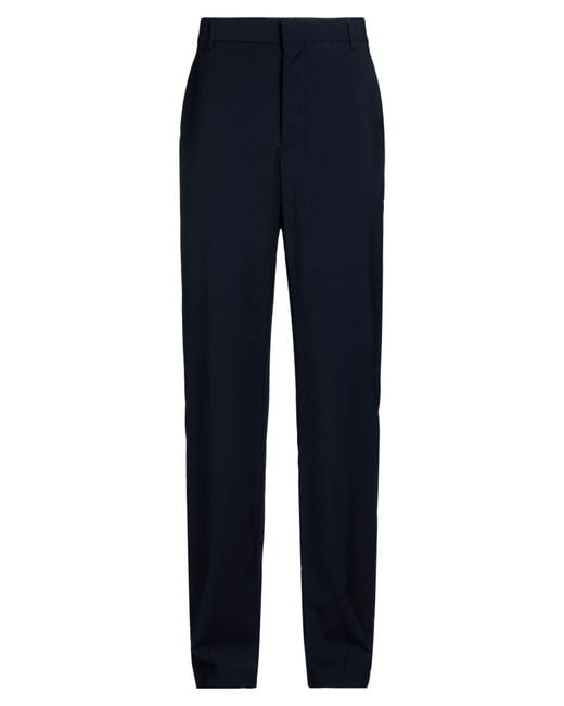 Maison Kitsuné Blue Pants Virgin Wool for men