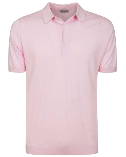 John Smedley Poloshirt in Pink für Herren