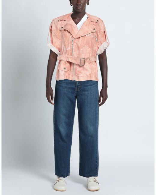 Liu Jo Pink Denim Outerwear