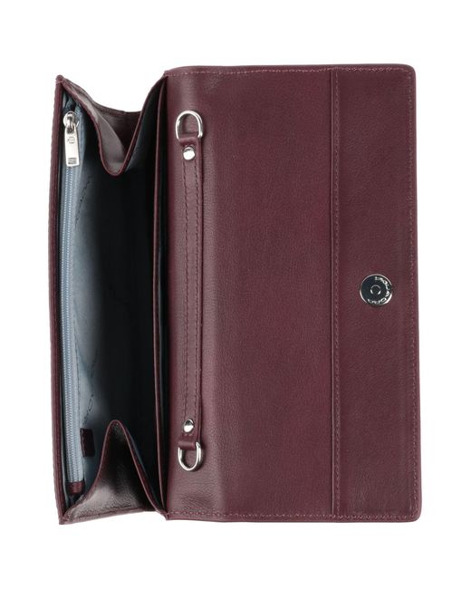 Piquadro Red Crossbody Wallet