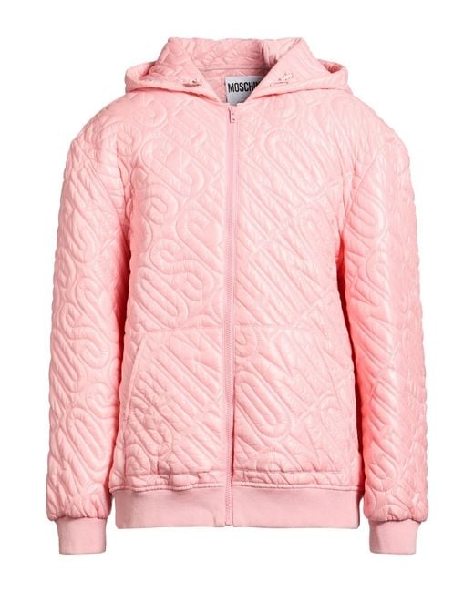 Moschino Pink Couture Puffer Polyamide for men