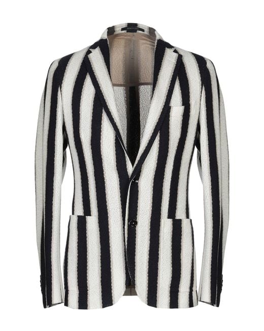 Tagliatore Black Blazer Cotton for men