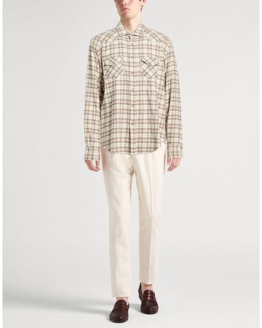 Eleventy White Platinum Shirt Cotton for men