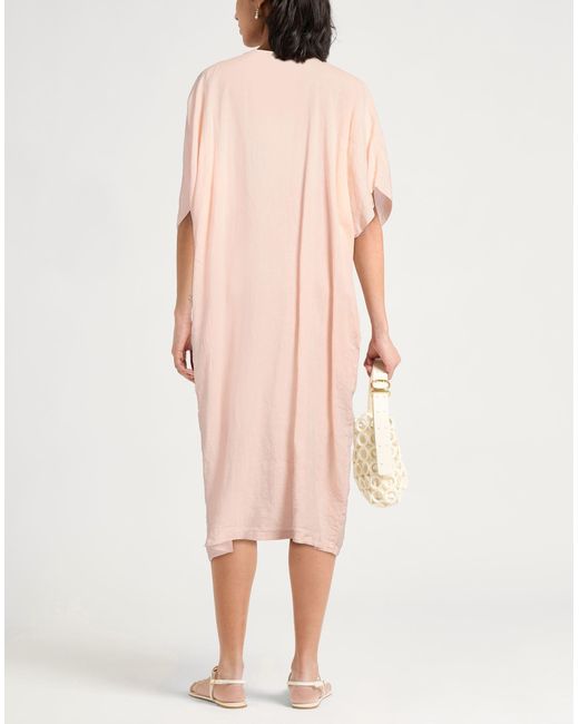 Fabiana Filippi Pink Midi Dress