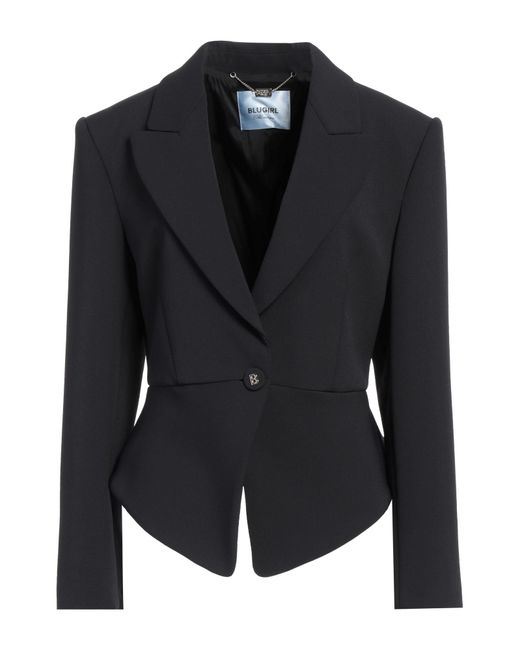 Blugirl Blumarine Black Blazer Polyester, Elastane