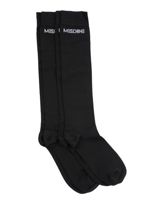 Moschino Black Short Socks for men