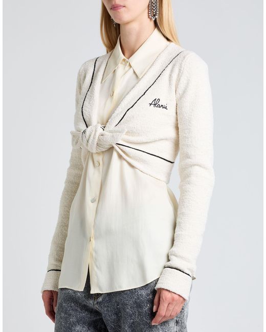 Alanui White Wrap Cardigans