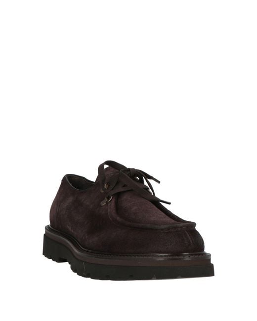 Corvari Brown Lace-Up Shoes for men