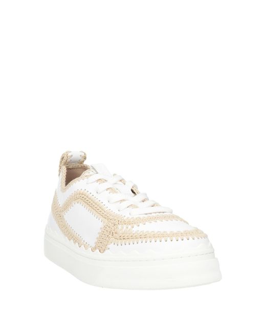 Chloé Natural Sneakers Soft Leather