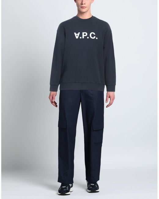 A.P.C. Blue Sweatshirt for men