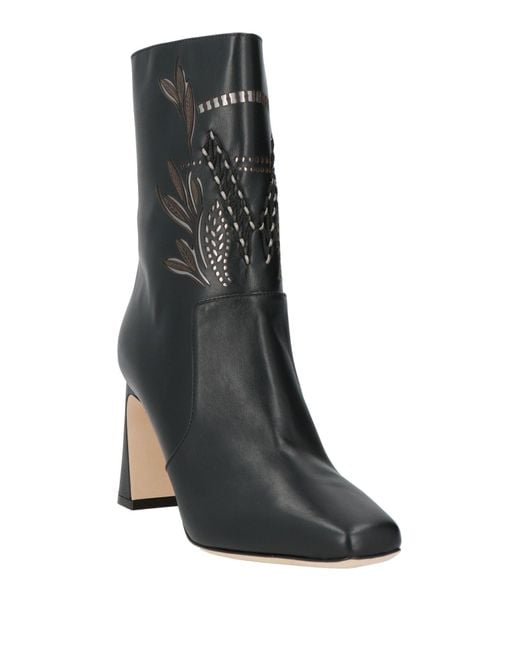 Alberta Ferretti Black Stiefelette