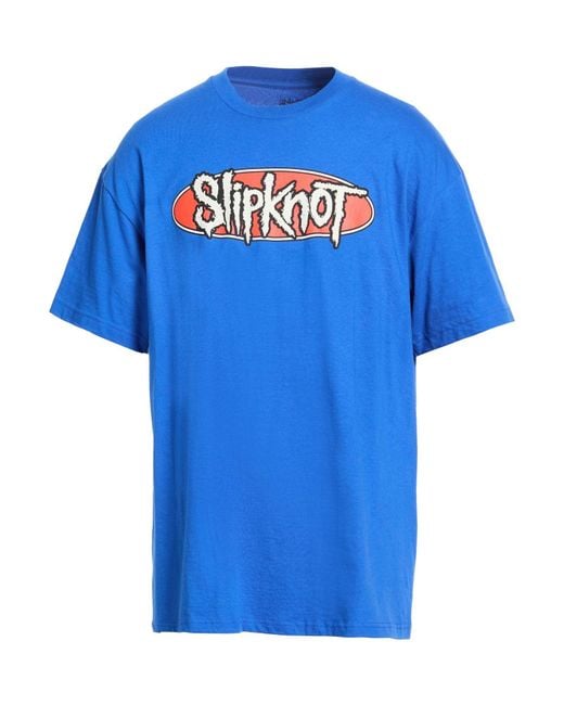 Pleasures Blue Slipknot By T-Shirt Cotton for men