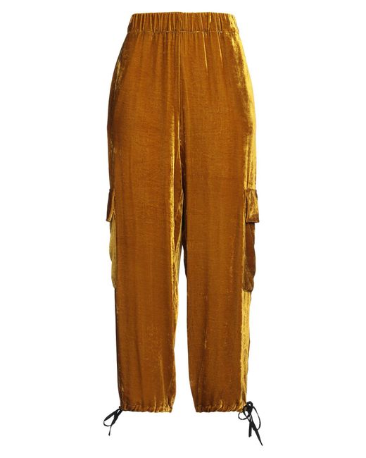 Erika Cavallini Semi Couture Brown Trouser