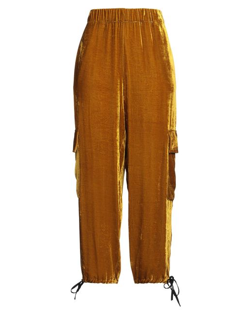 Pantalon Erika Cavallini Semi Couture en coloris Brown