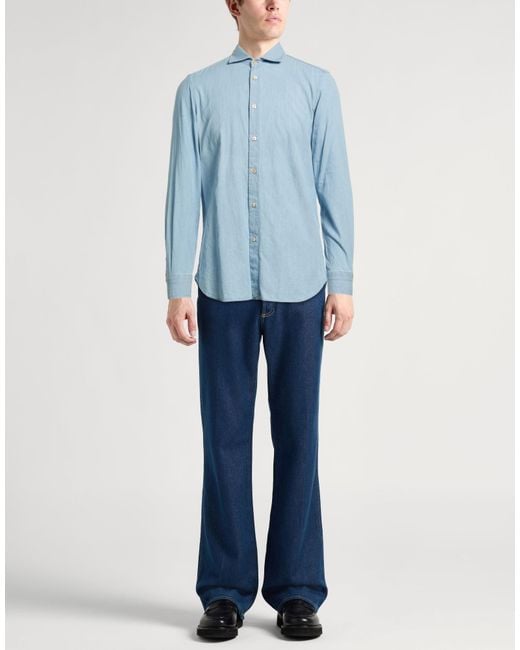 Boglioli Blue Shirt for men