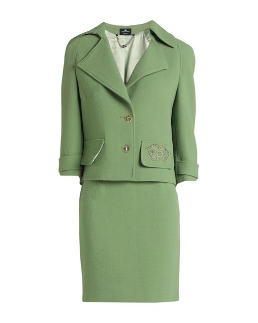 Elisabetta Franchi Green Suit