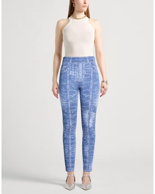 Balmain Blue Leggings