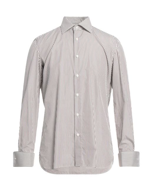 Luigi Borrelli Napoli Gray Shirt for men